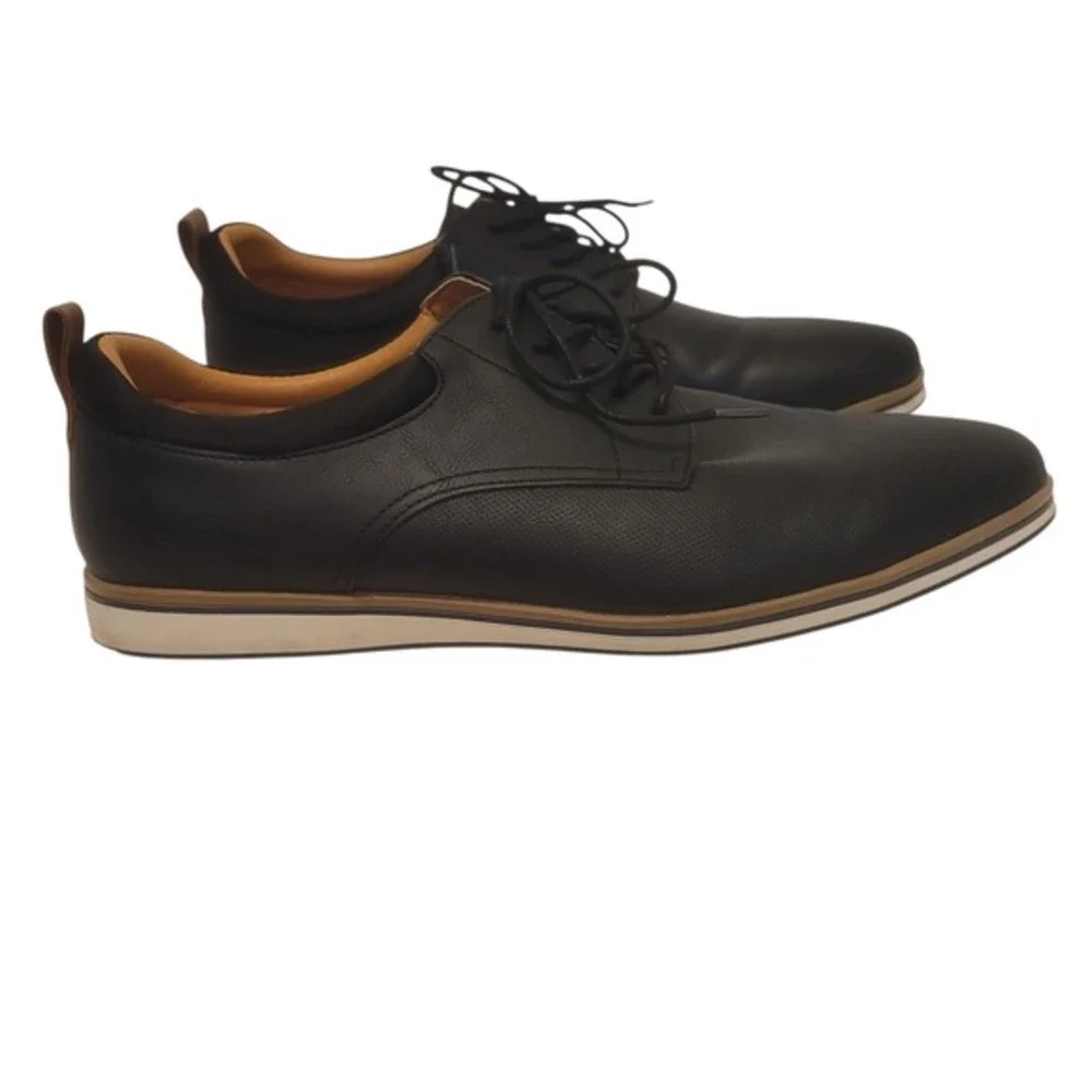 JF J.Ferrar Black and Tan Men's Derbys